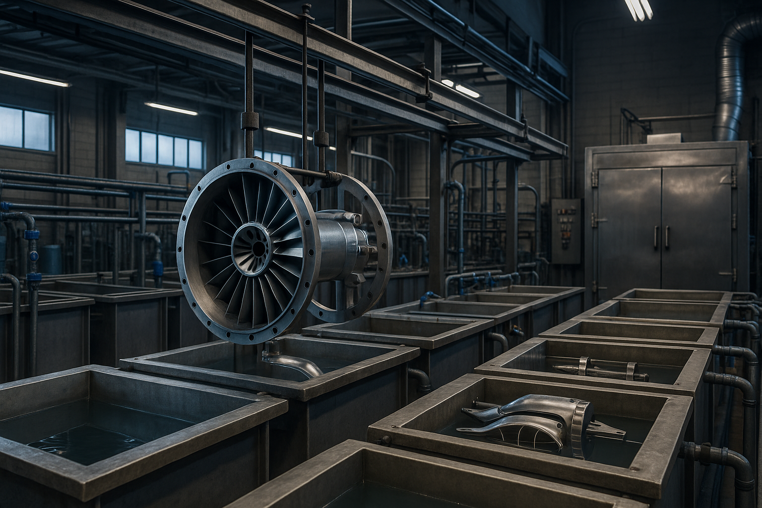 Anodising tanks